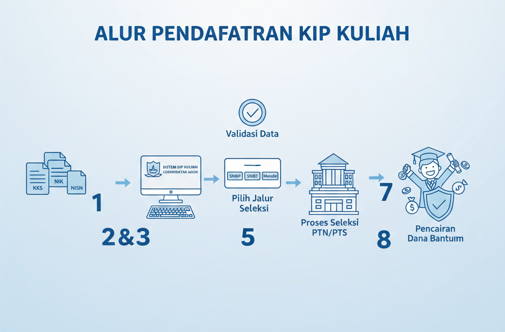 Alur Pendaftaran KIP Kuliah 2026