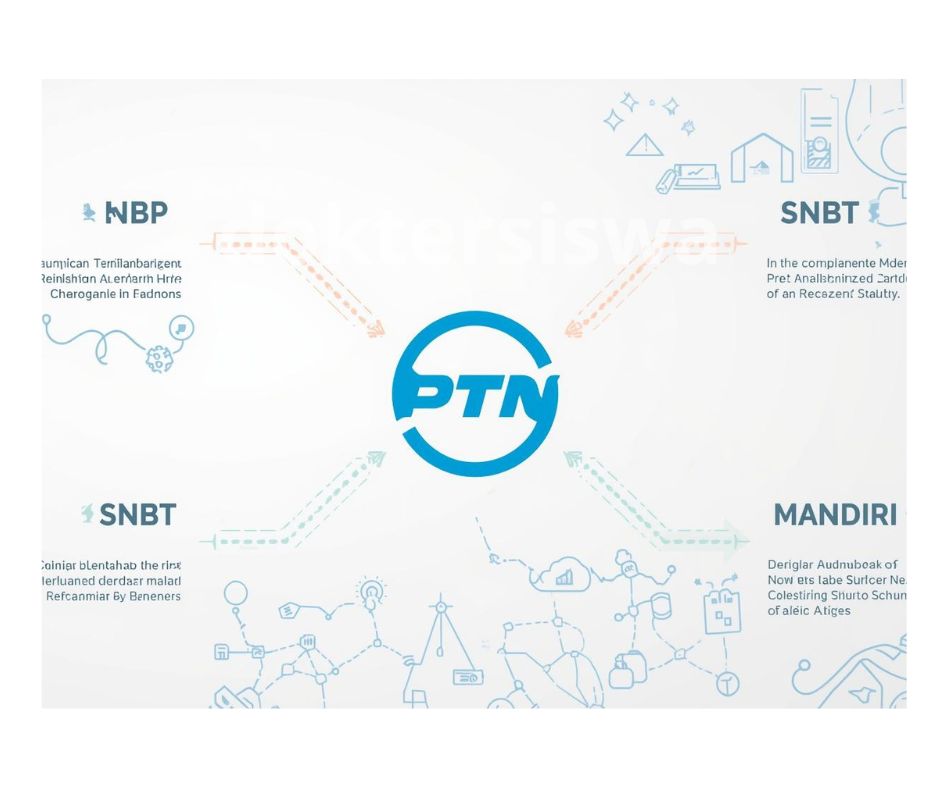 Infografis peta jalan 3 jalur masuk PTN: SNBP, SNBT, dan Jalur Mandiri.