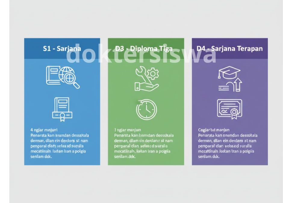 Perbedaan S1, D3, D4: Panduan Lengkap Memilih Jalur Pendidikan Tinggi yang Tepat